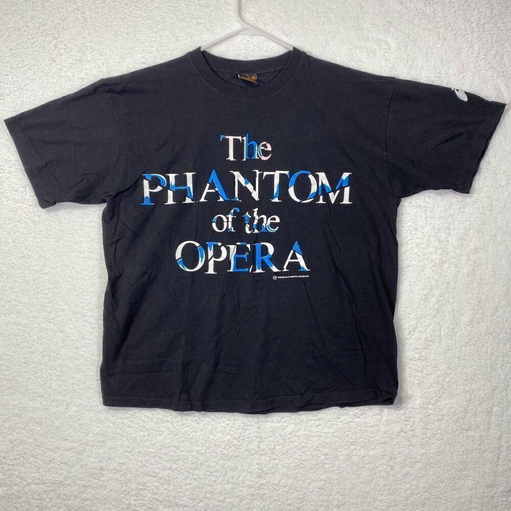 Touch Of Gold by Spring Ford Vintage 80's Phantom of the Opera T-Shirt Black XL